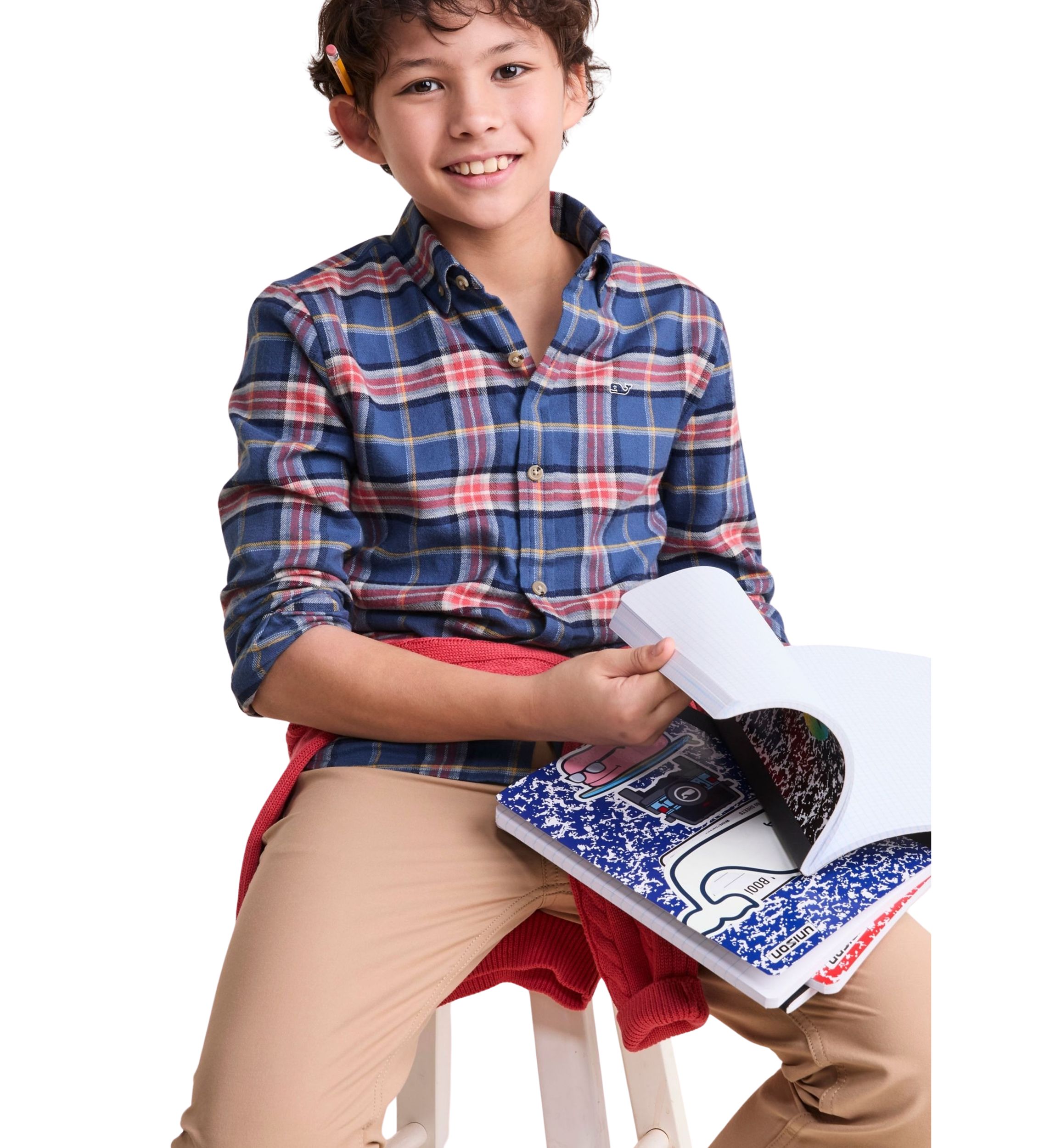 Boys 8-20 Brushed Flannel Shirt