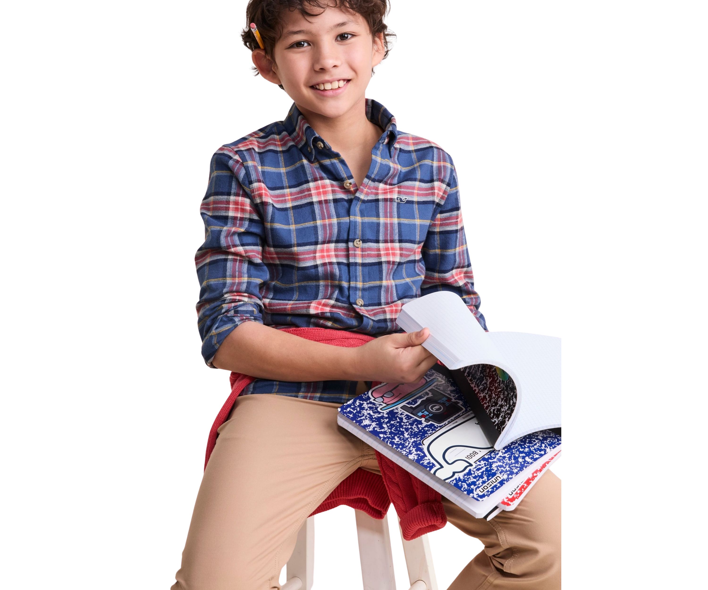 Boys 8-20 Brushed Flannel Shirt