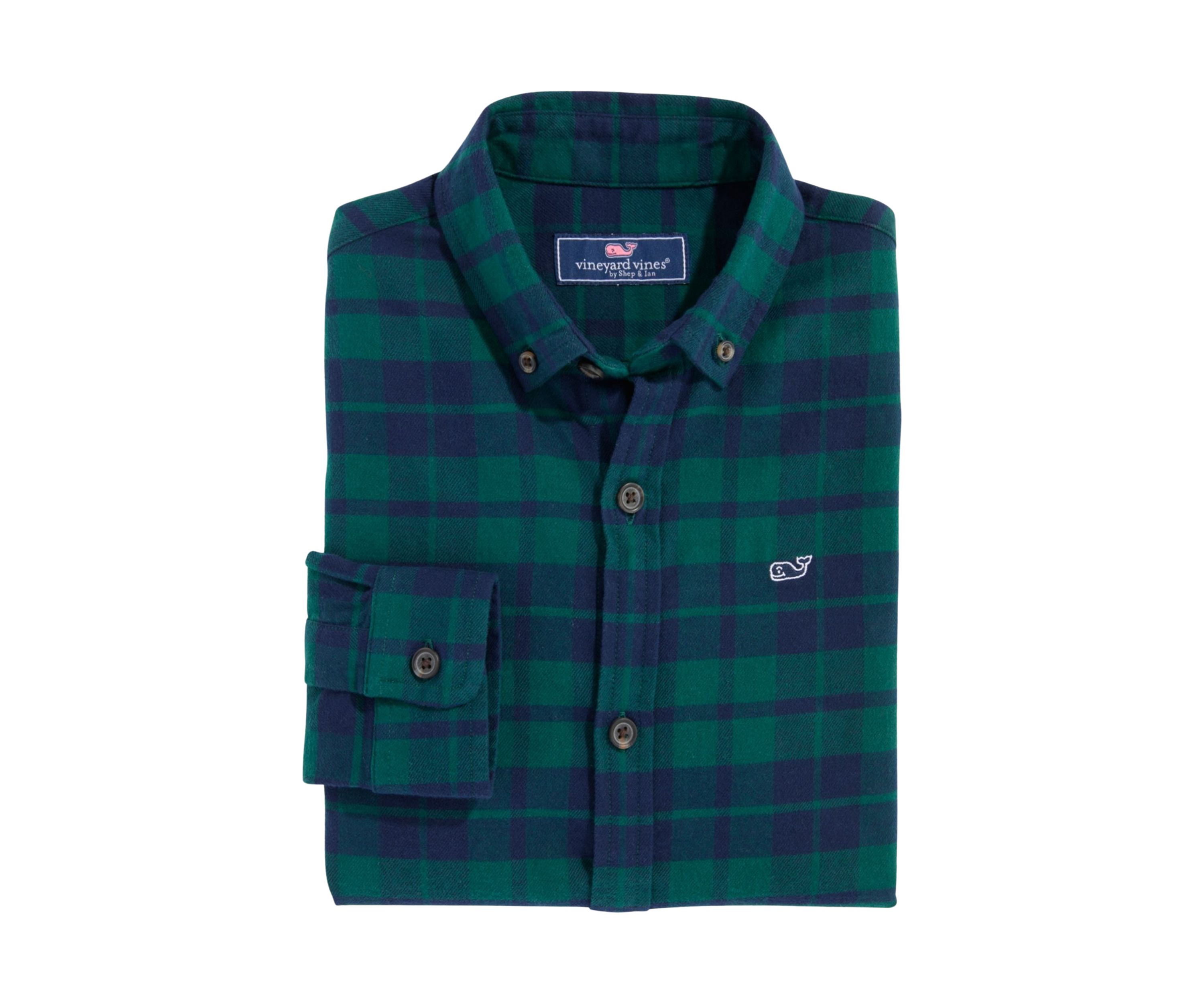 Boys 8-20 Plaid Printed Flannel Shirt