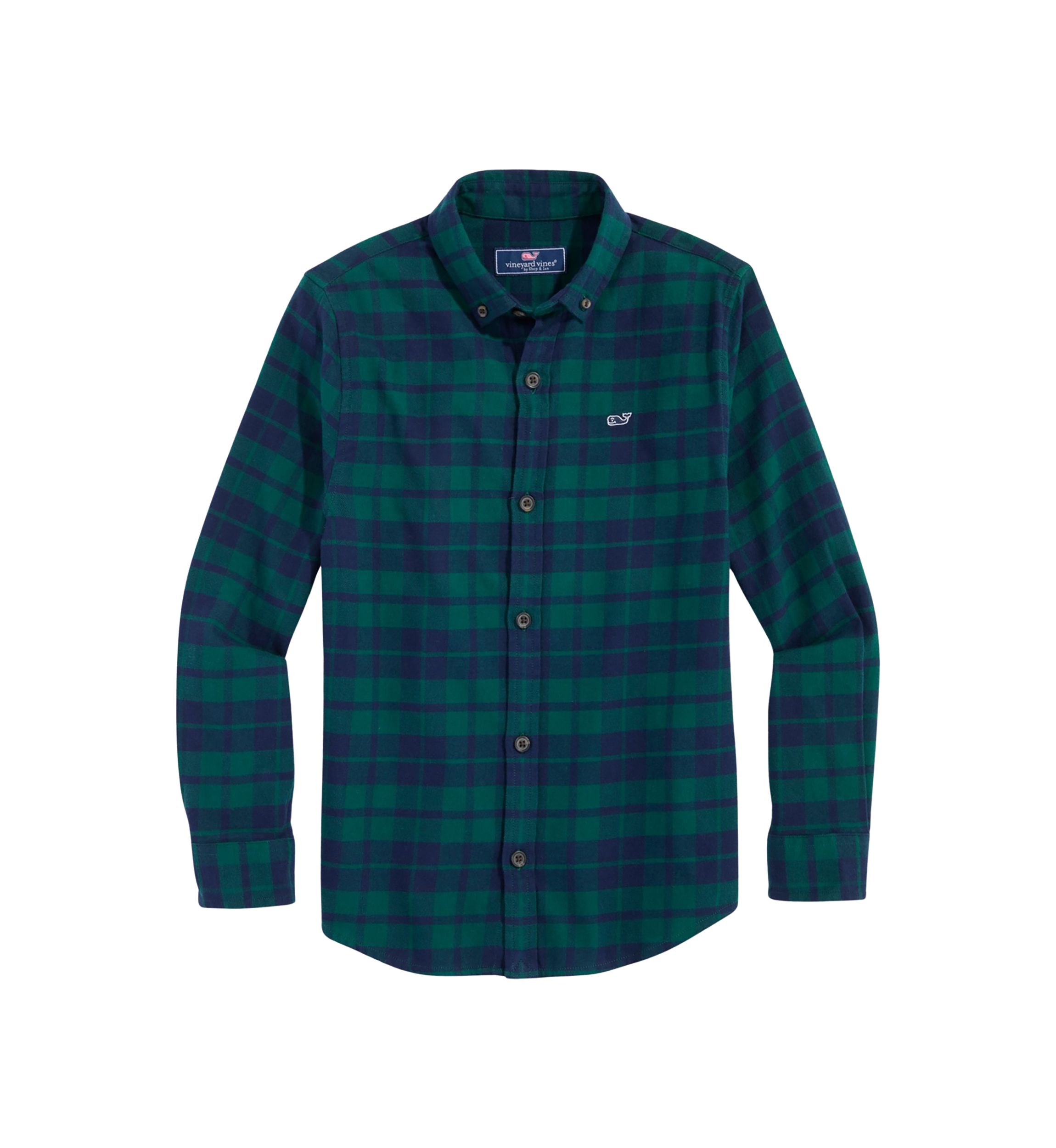 Boys 8-20 Plaid Printed Flannel Shirt