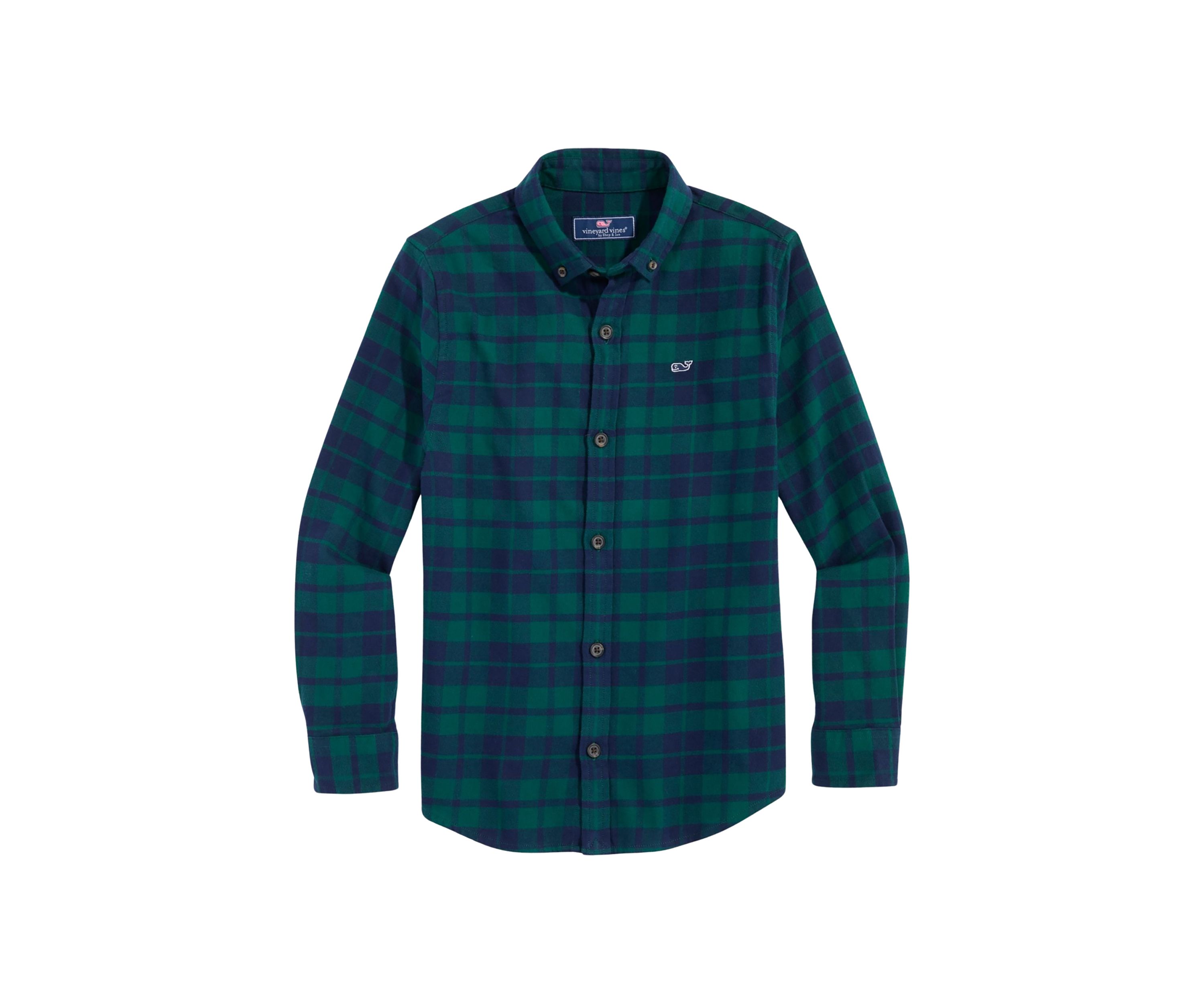 Boys 8-20 Plaid Printed Flannel Shirt