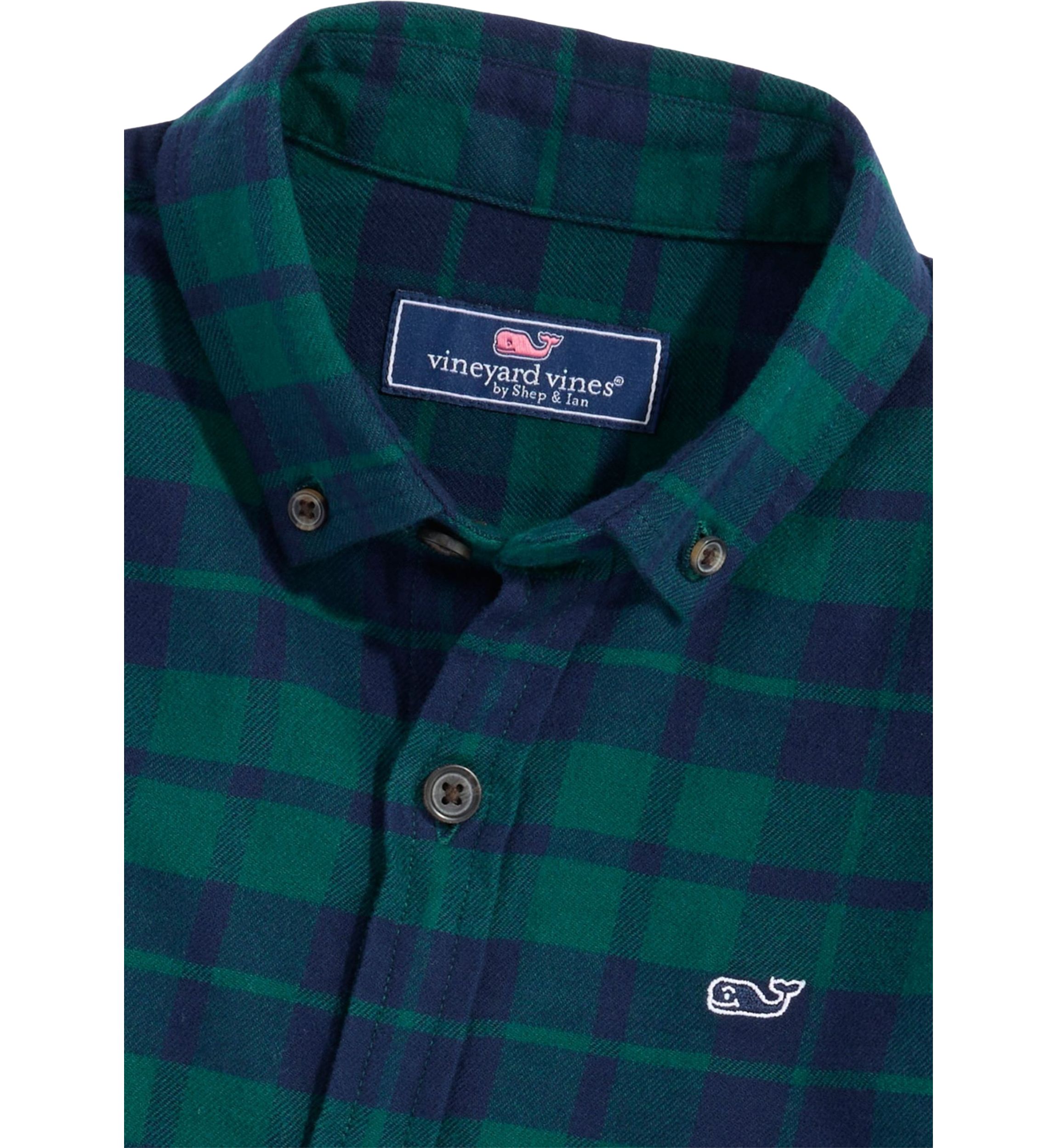 Boys 8-20 Plaid Printed Flannel Shirt