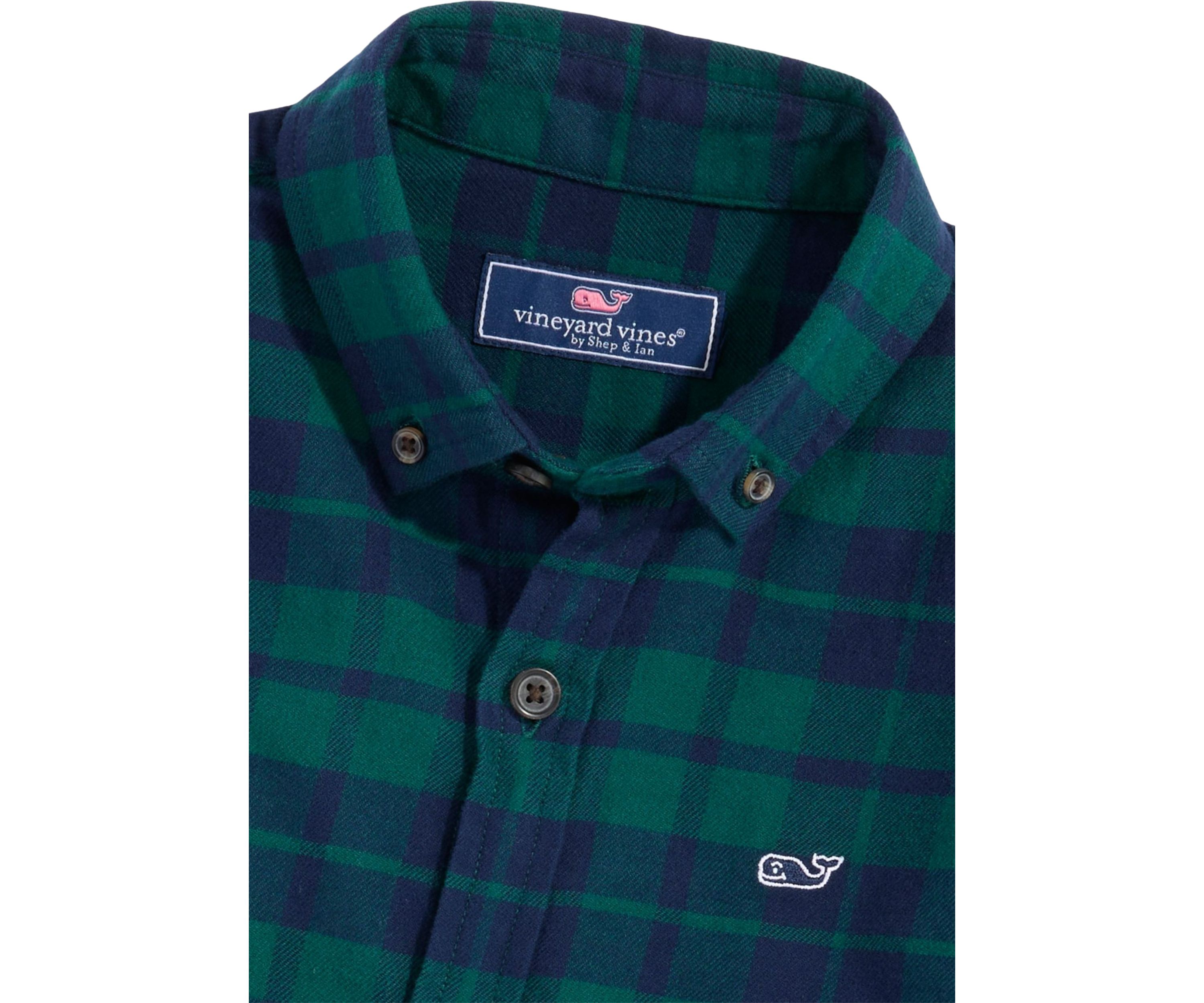 Boys 8-20 Plaid Printed Flannel Shirt