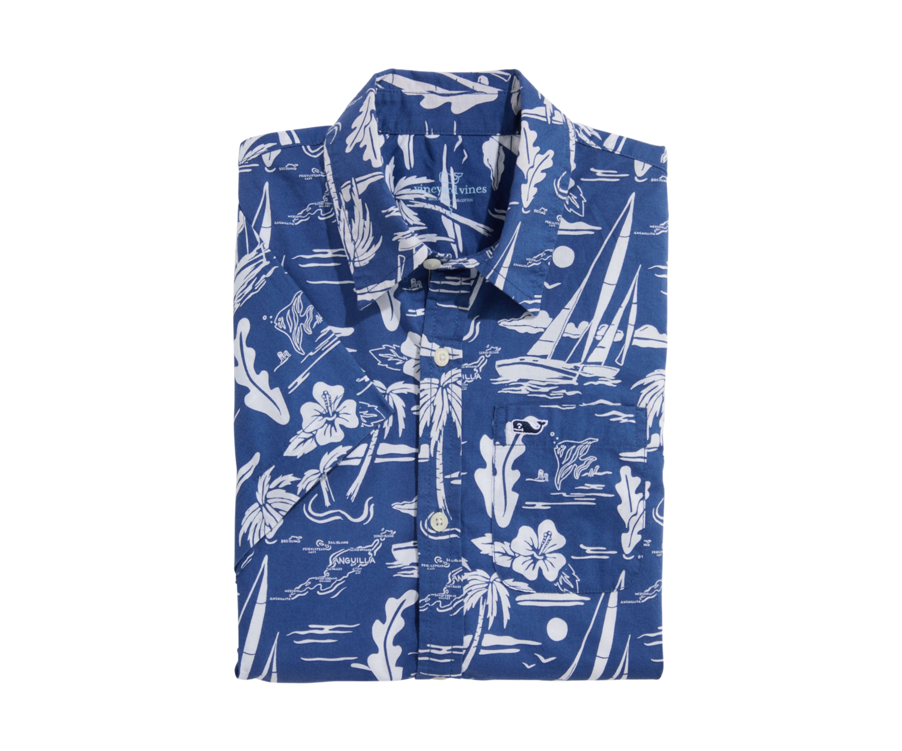 Boys 8-20 Island Floral Shirt
