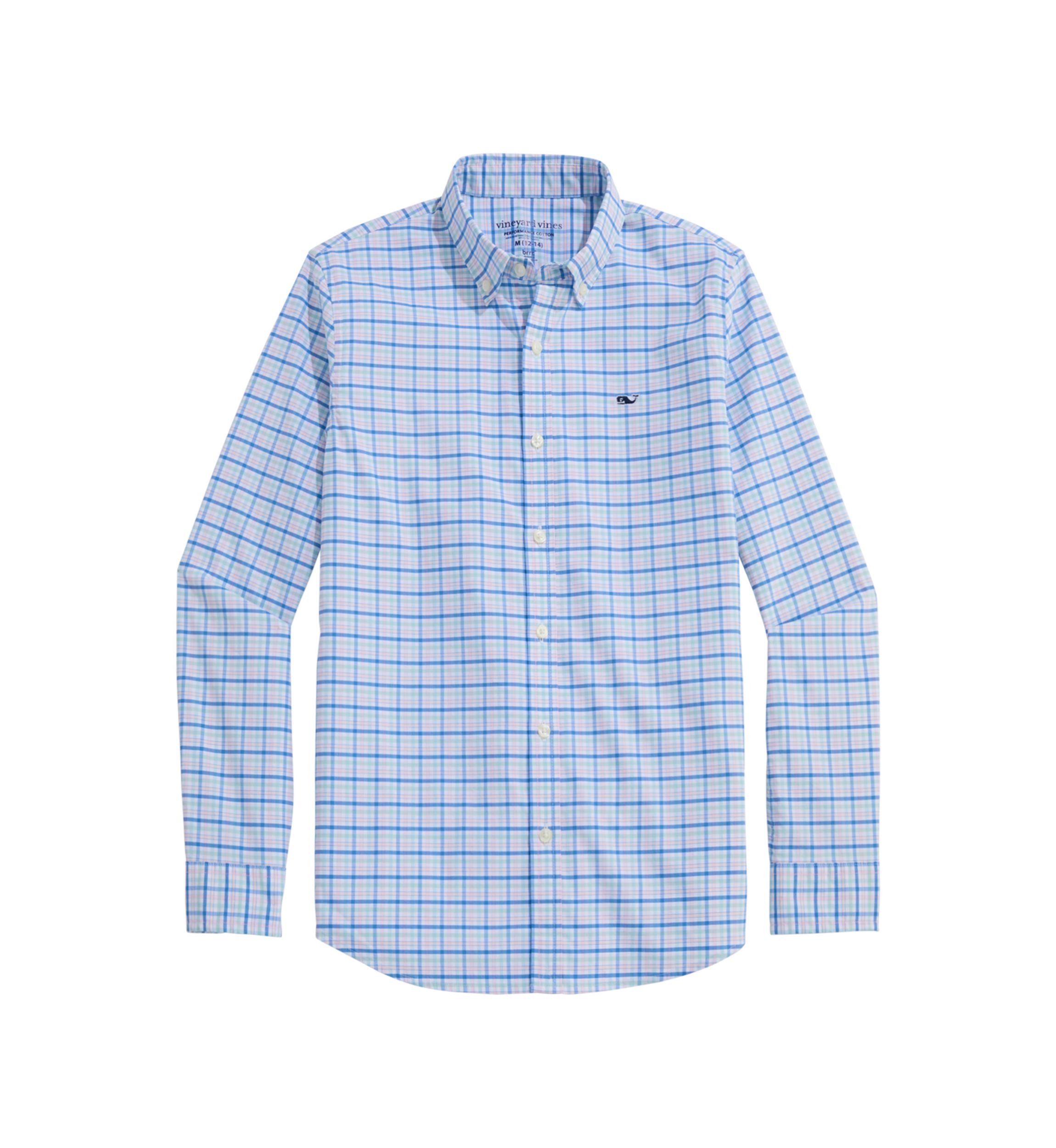 Boys 8-20 Tattersall On the Go Brrr Cooling Shirt