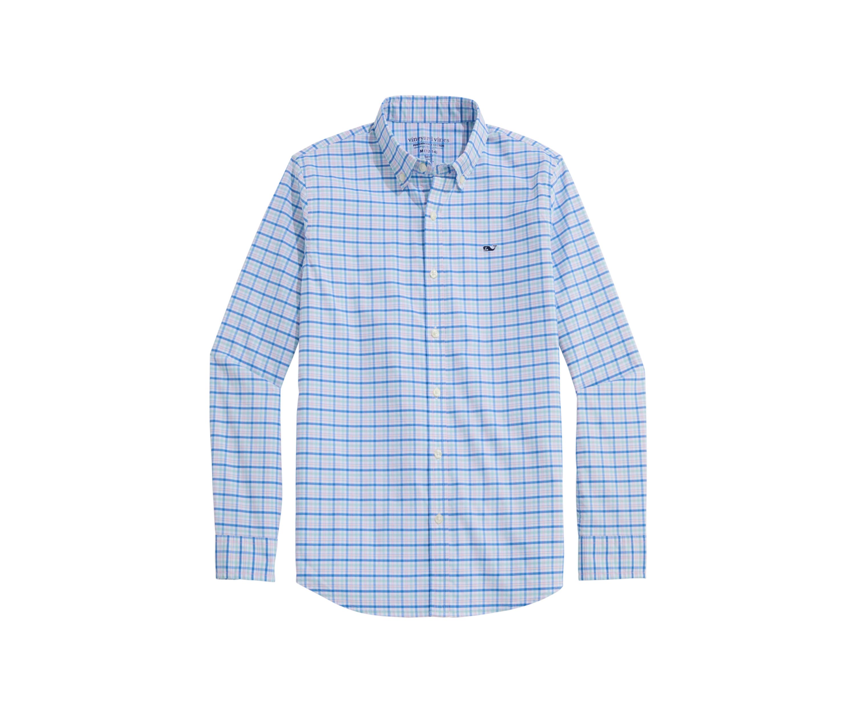 Boys 8-20 Tattersall On the Go Brrr Cooling Shirt