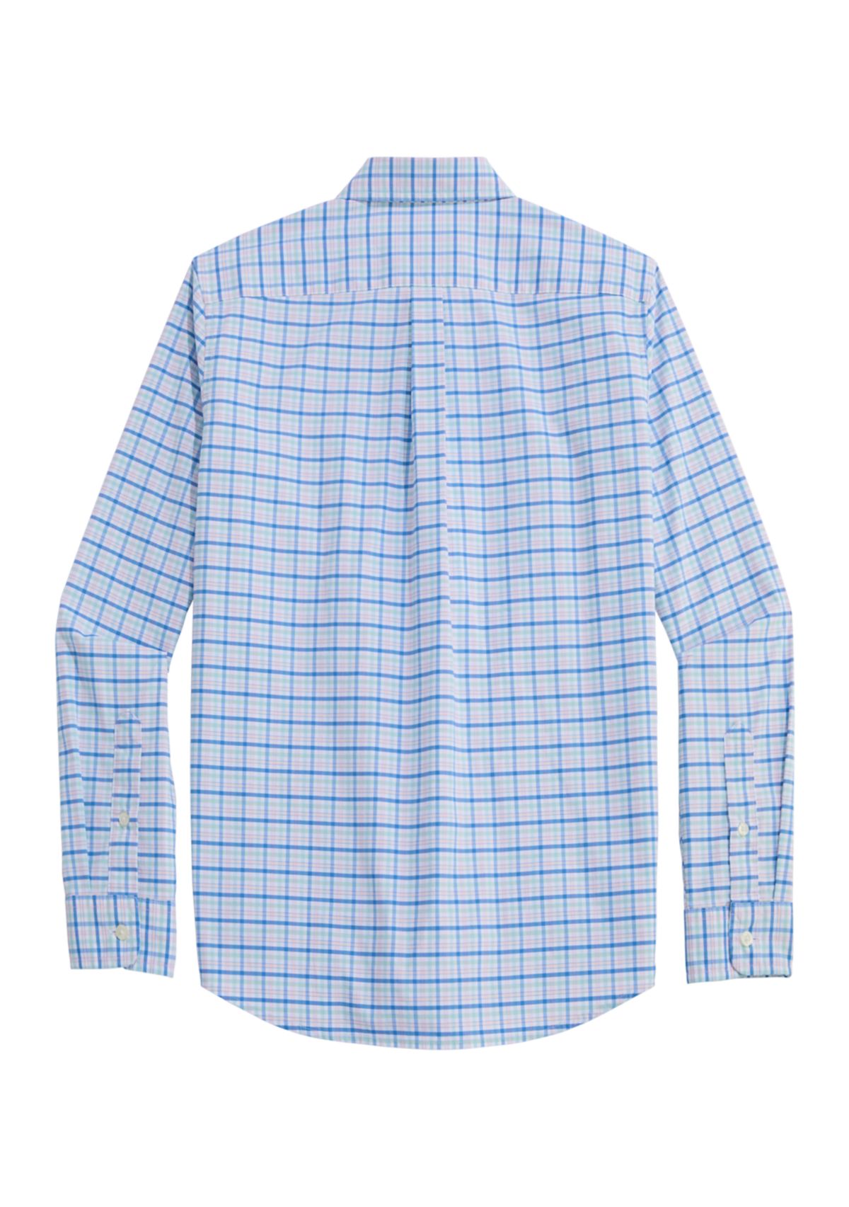 Boys 8-20 Tattersall On the Go Brrr Cooling Shirt