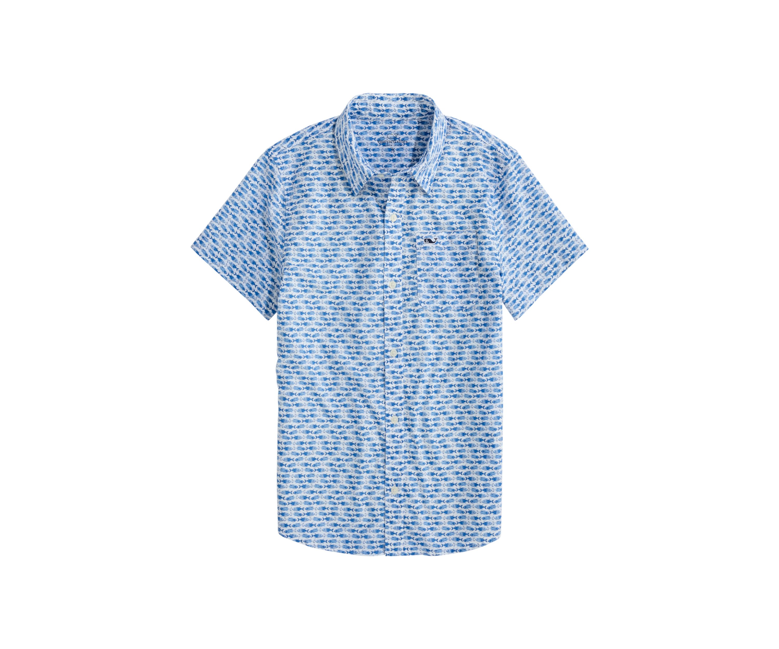 Boys 8-20 Printed Short Sleeve Shirt