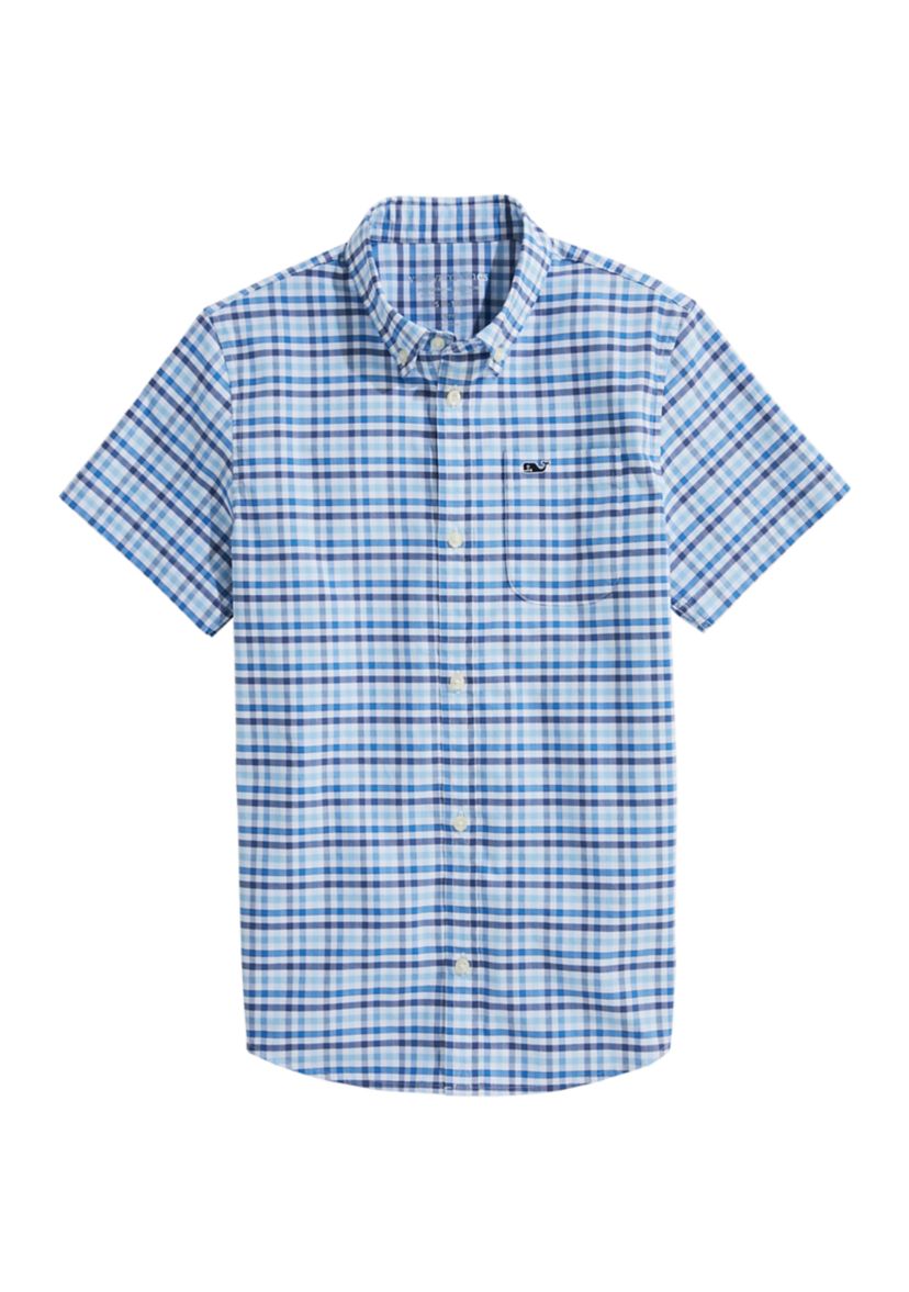 Boys 8-20 Short Sleeve Printed Button Up Shirt 