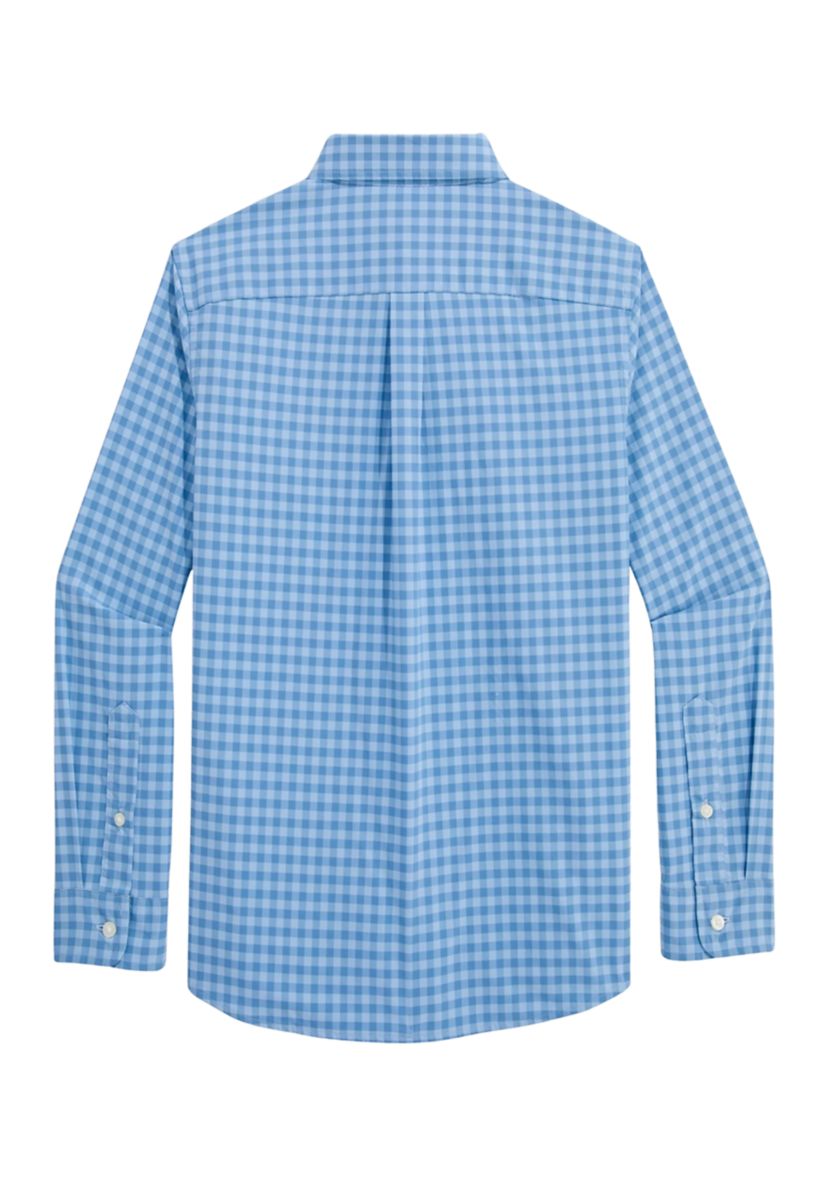 Boys 8-20 Topsail Gingham Shirt