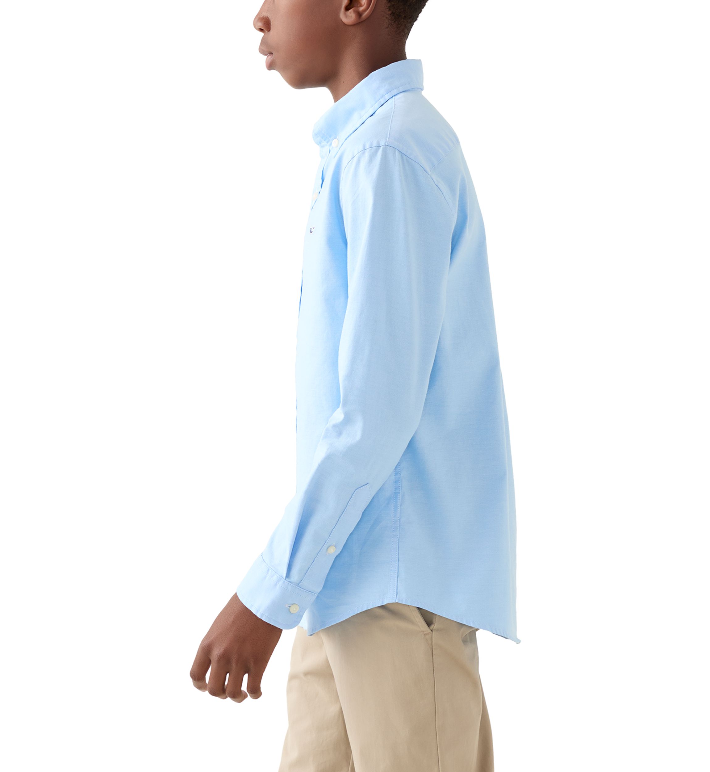 Boys 8-20 Seawall Solid Oxford Woven Shirt