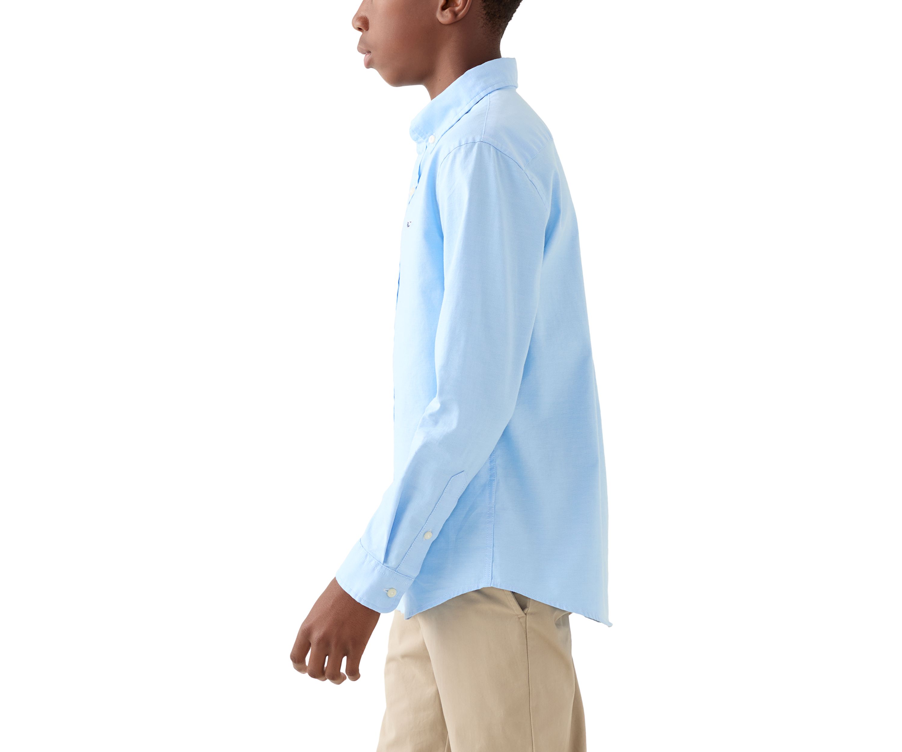 Boys 8-20 Seawall Solid Oxford Woven Shirt