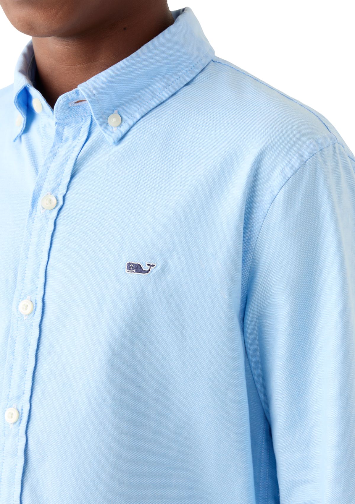 Boys 8-20 Seawall Solid Oxford Woven Shirt
