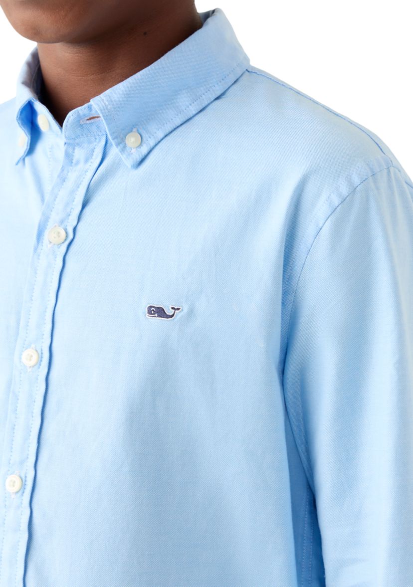 Boys 8-20 Seawall Solid Oxford Woven Shirt