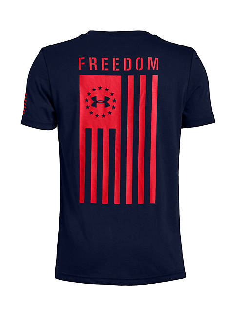Under Armour Boys' New Freedom Flag Tshirt