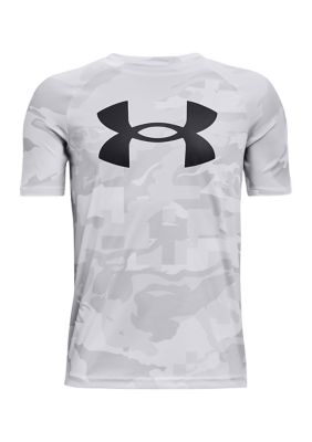 Under Armour BOYS 8-20 UA Techâ¢ Big Logo Printed Short Sleeve