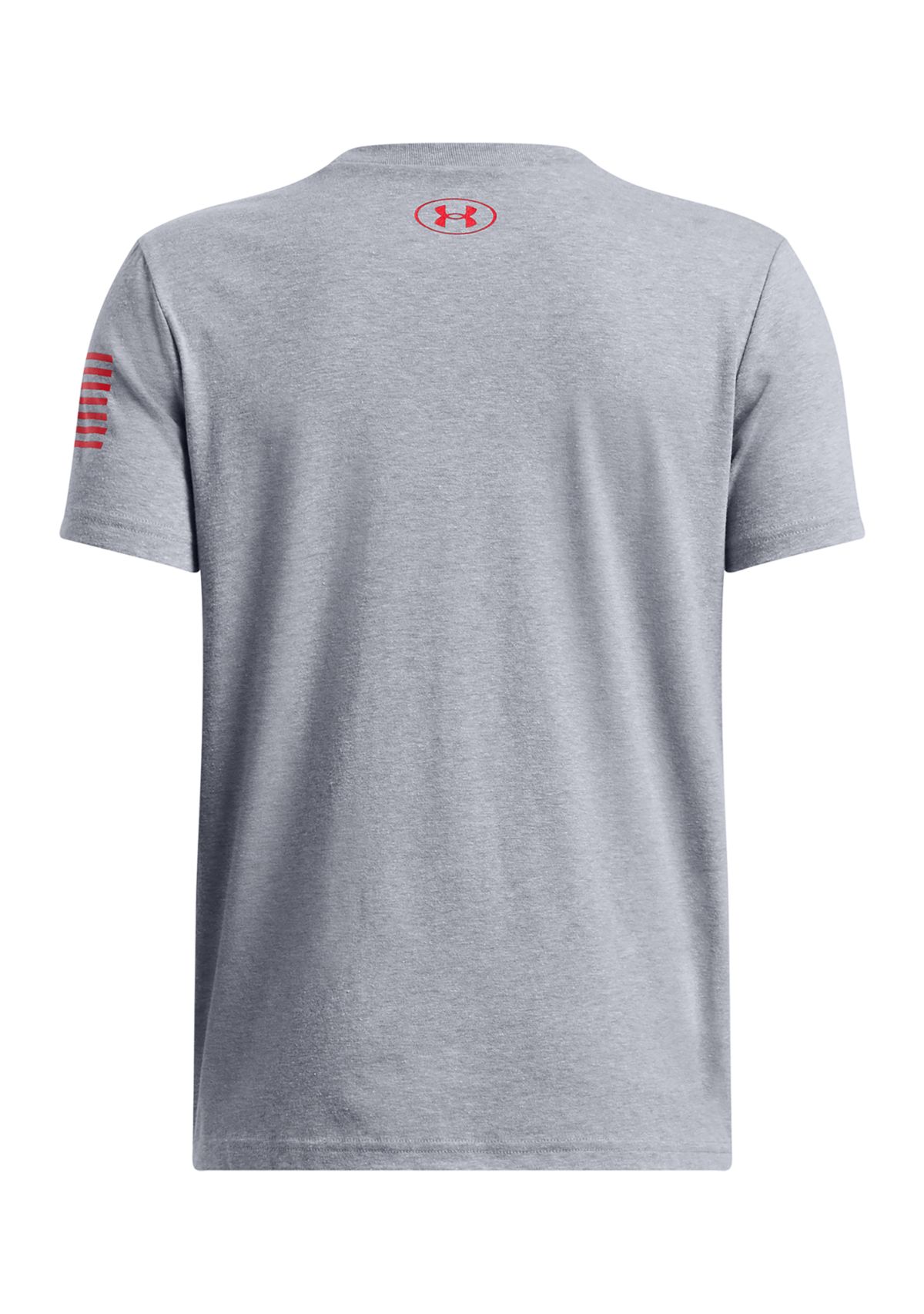 Boys 8-20 UA Freedom Stacked Logo Short Sleeve T-Shirt