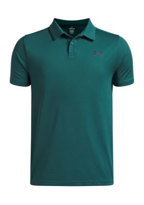 Under Armour Boys 8-20 Matchplay Solid Polo Shirt, Green, XL