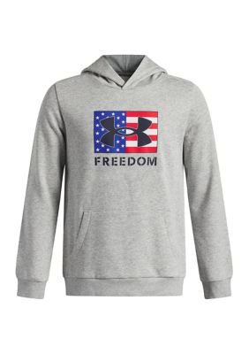 Under Armour Boys 7-16 Freedom Big Flag Logo Hoodie, XL
