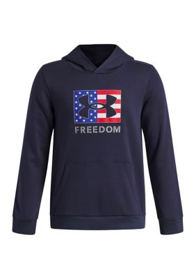 Under Armour Boys 7-16 Freedom Big Flag Logo Hoodie