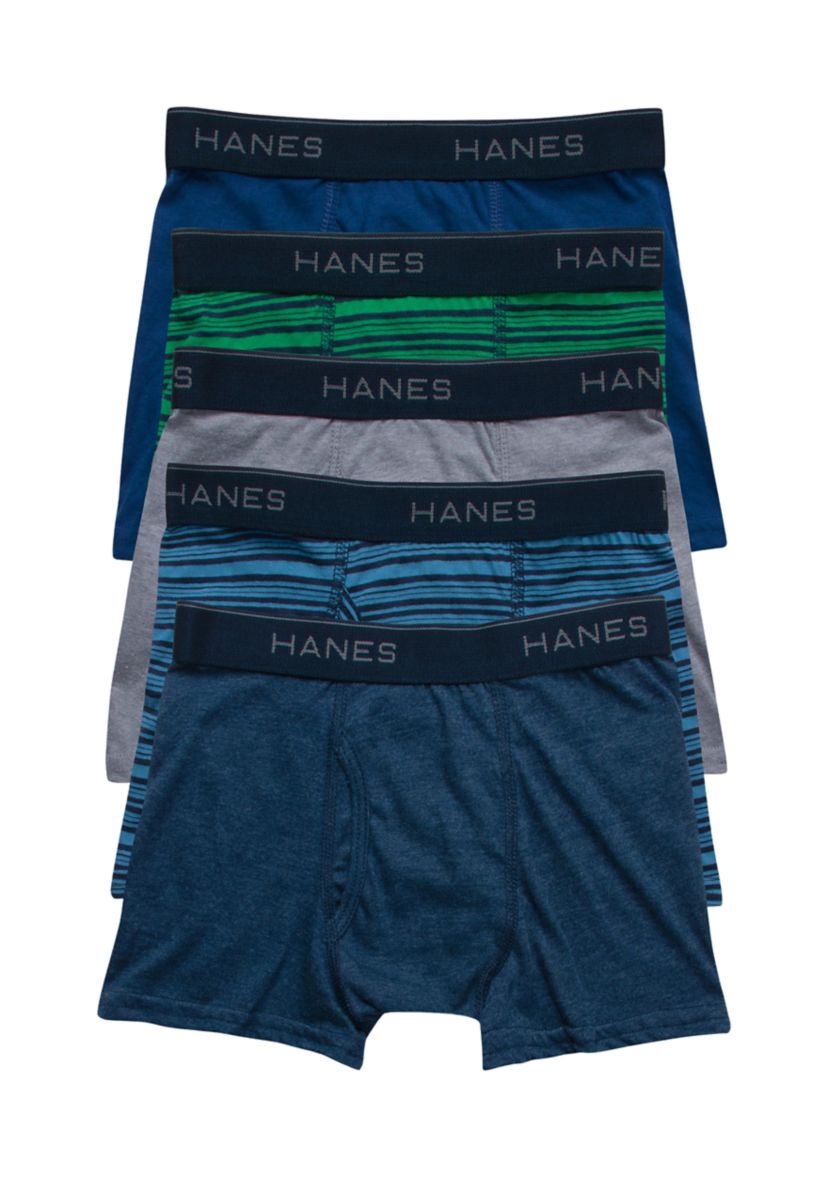 Boys 4-7 Set of 5 Boxer Briefs 