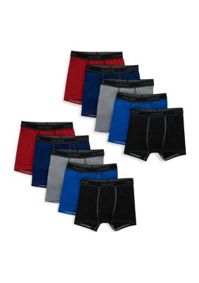 Athletic Works Boys Performance Boxer Briefs, 5 Pack, Sizes S-XL