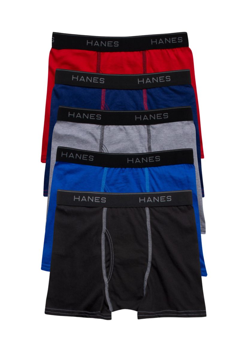 Boys Set of 5 Boxer Briefs 