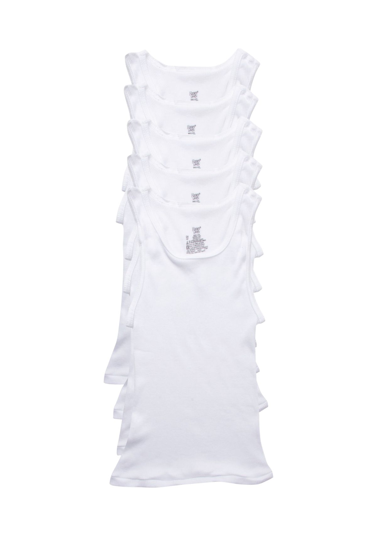 Boys Set of 5 Undershirts 