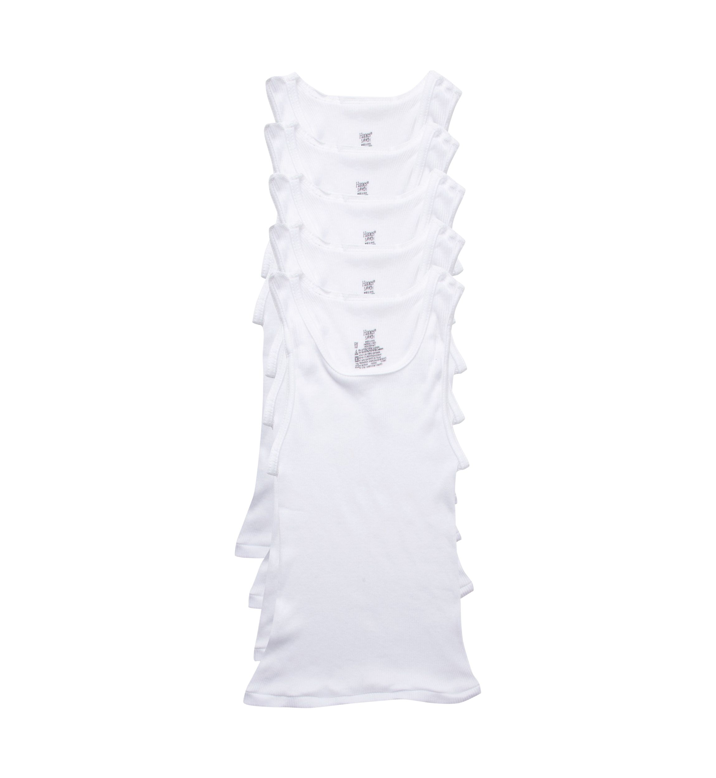 Boys Set of 5 Undershirts 