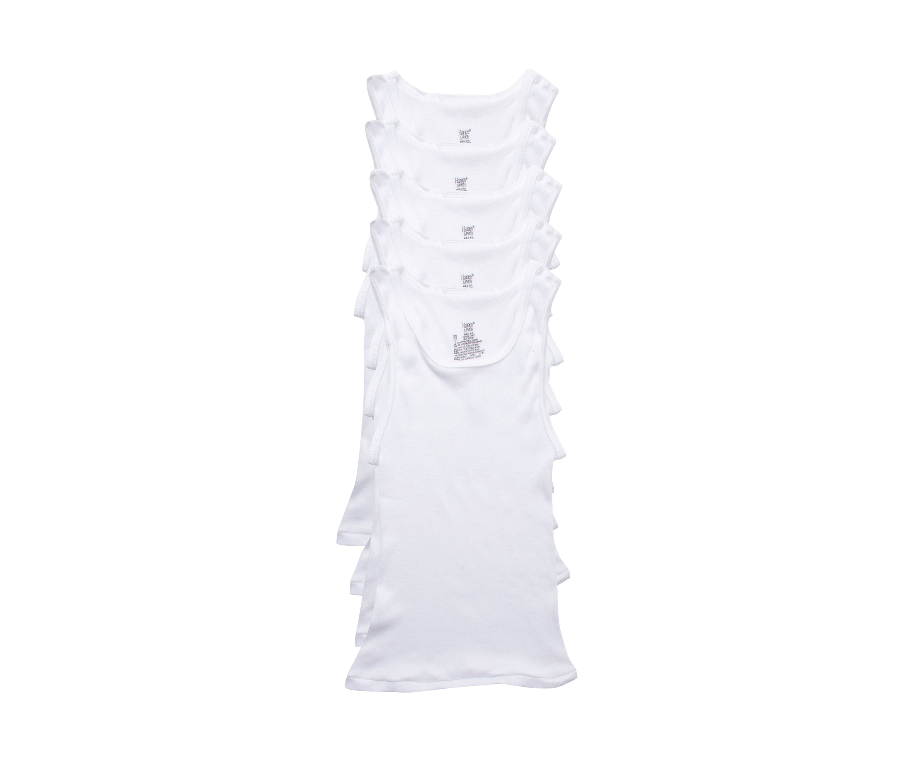 Boys Set of 5 Undershirts 