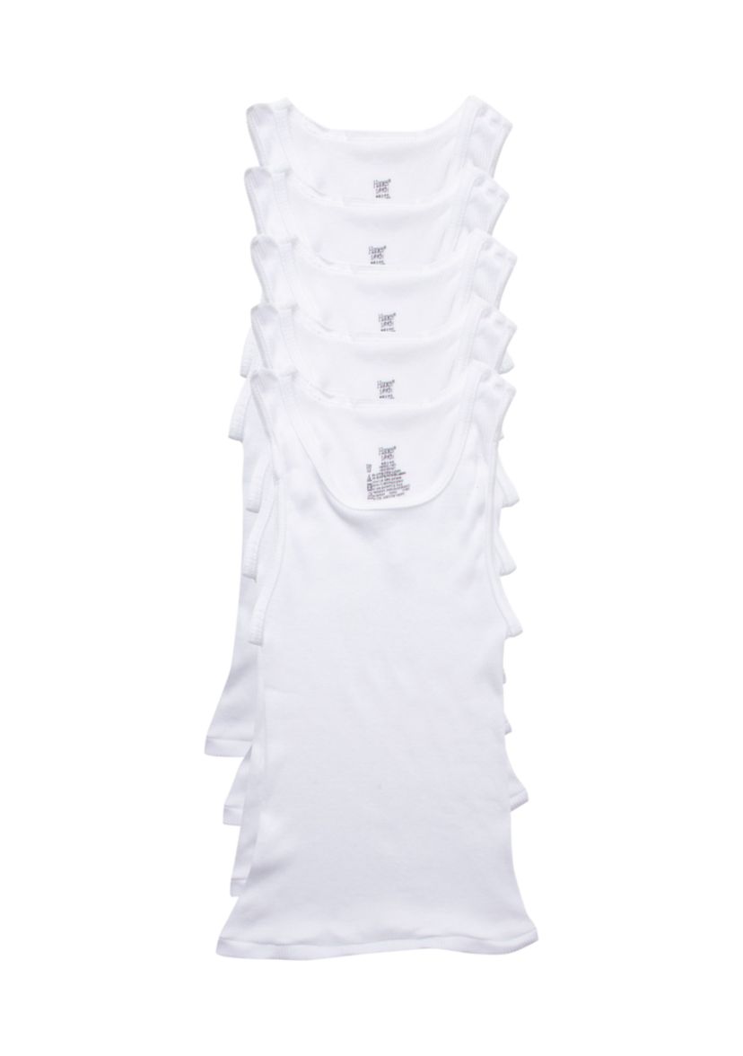 Boys Set of 5 Undershirts 