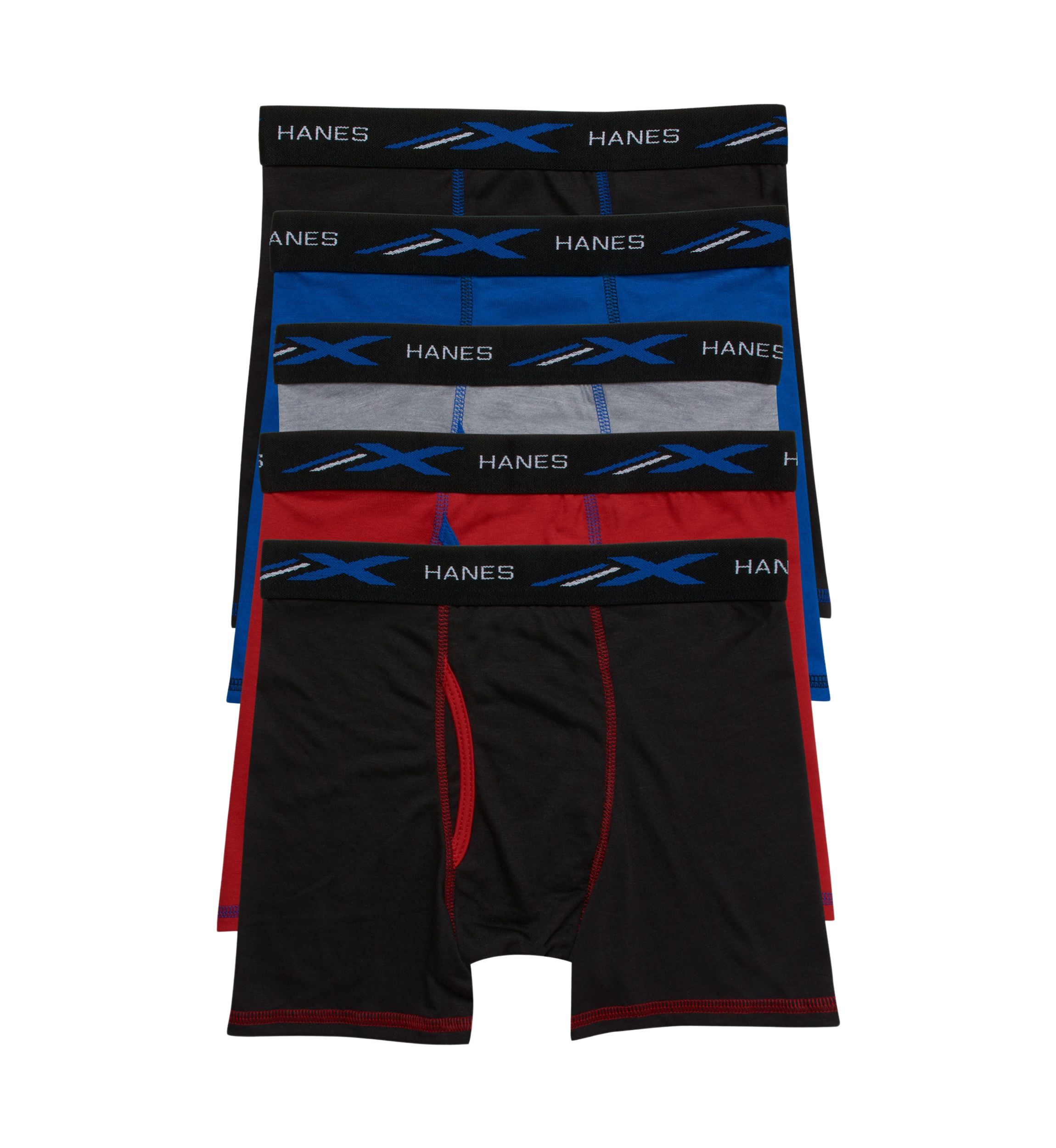 Boys Set of 5 Printed Boxer Briefs 