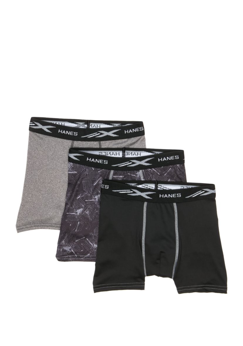 Boys Stretch Basic Boxer Briefs 