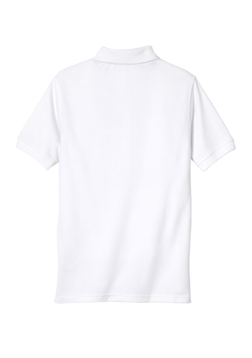 Boys Short Sleeve Piqué Polo Shirt