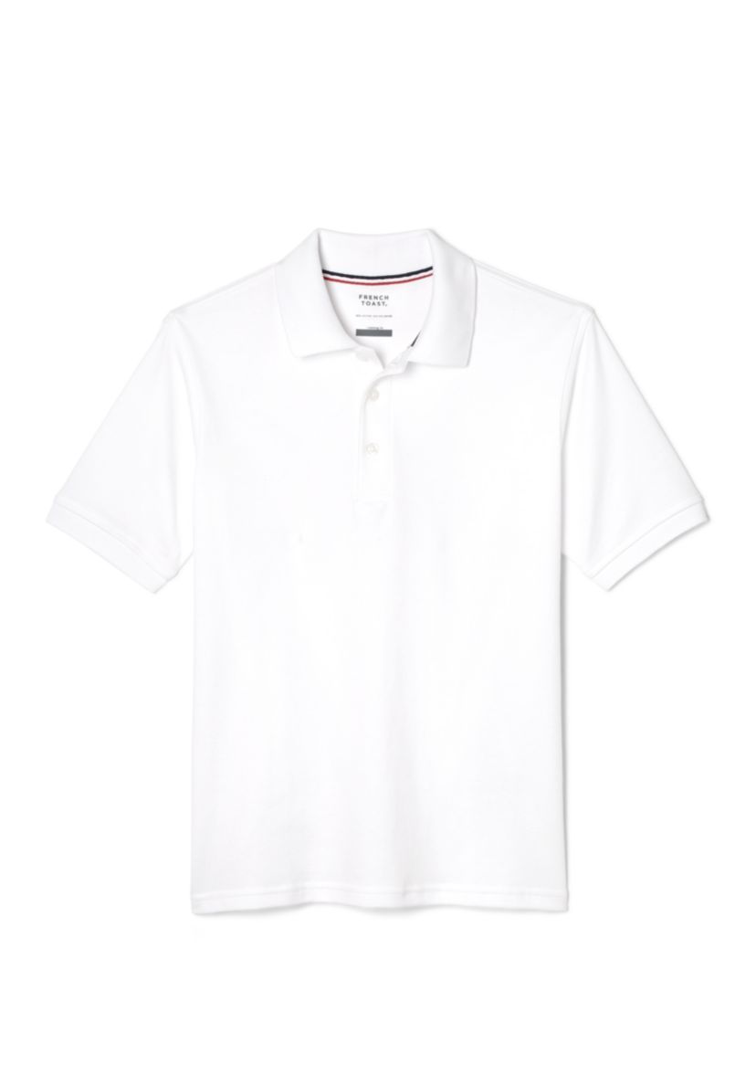 Boys Short Sleeve Interlock Polo Shirt