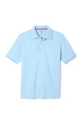 Boys Short Sleeve Interlock Polo Shirt