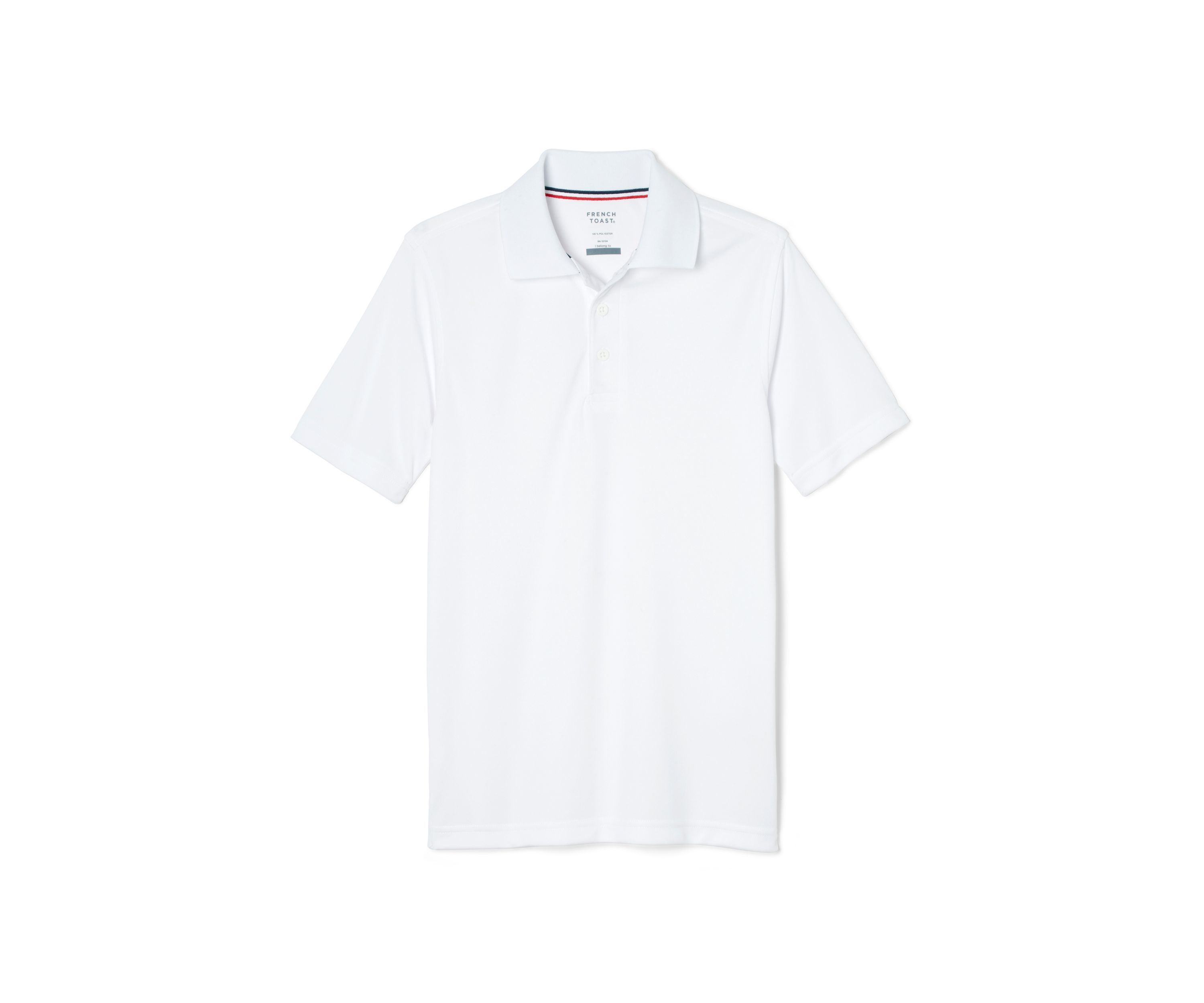 Boys Short Sleeve Stretch Moisture Wicking Polo Shirt