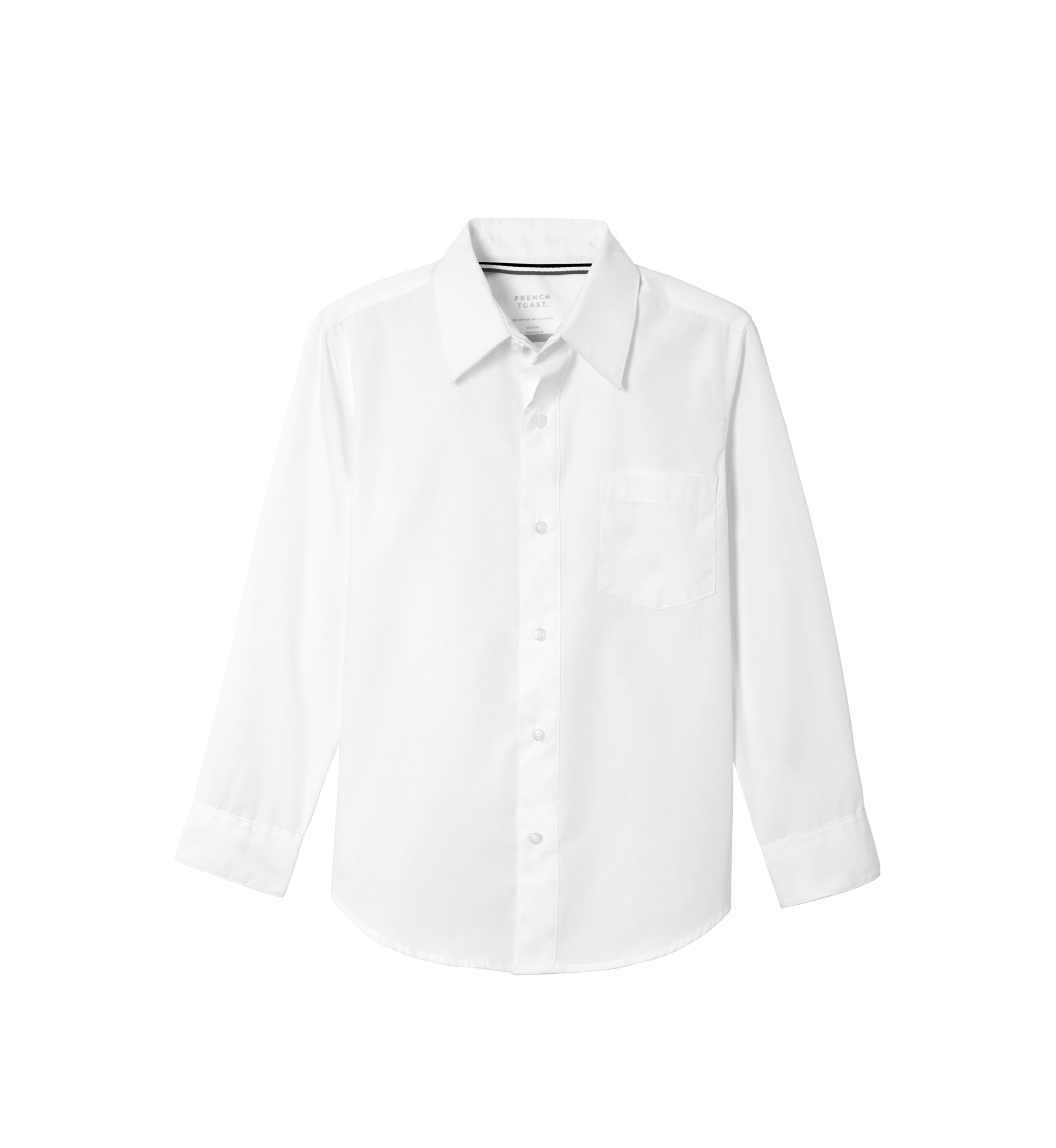  Boys Long Sleeve Classic Dress Shirt