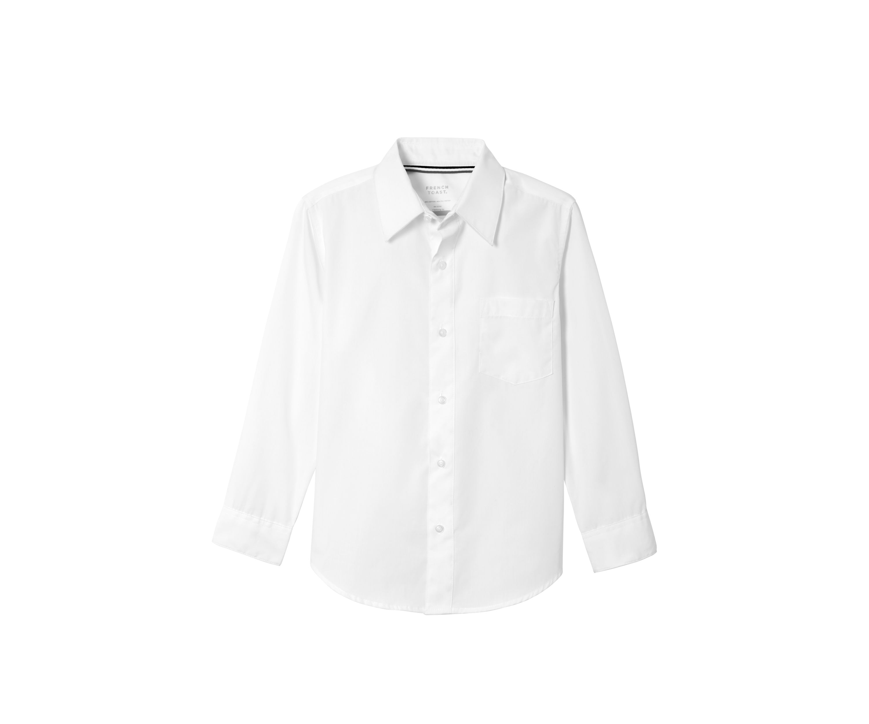  Boys Long Sleeve Classic Dress Shirt