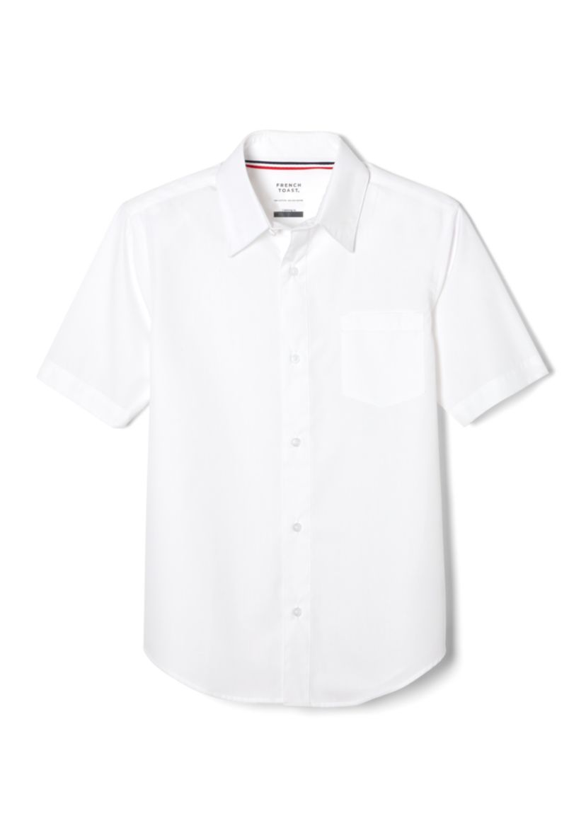 Girls Short Sleeve Classic Dress Shirt