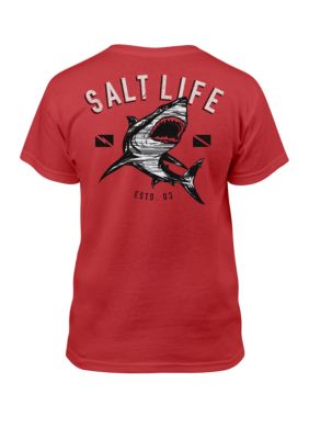 Salt Life Boys 8-20 Camo Shark Tee | belk