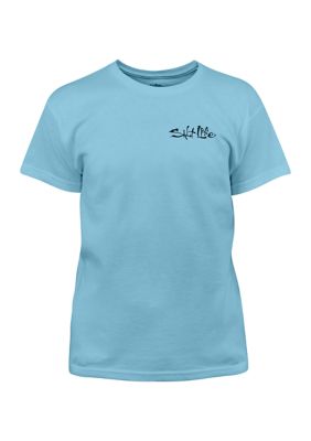 Salt Life Boys 8-20 Liquid Depth Youth Badge Graphic T-Shirt