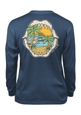 Salt Life Big Boys 8-20 Long Sleeve UV Sunset Graphic T-Shirt