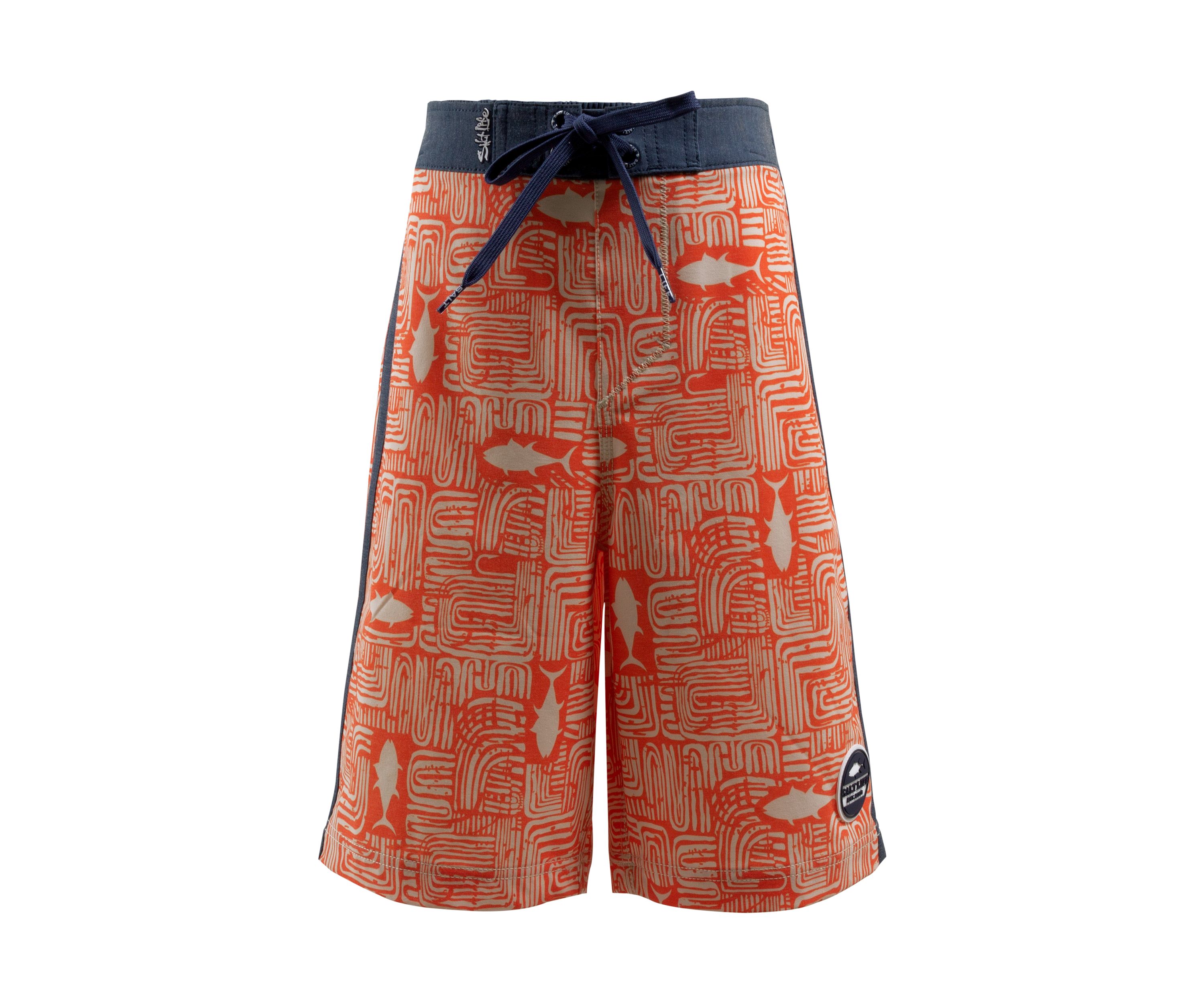 Boys 8-20 Tiki Tuna Swim Trunks