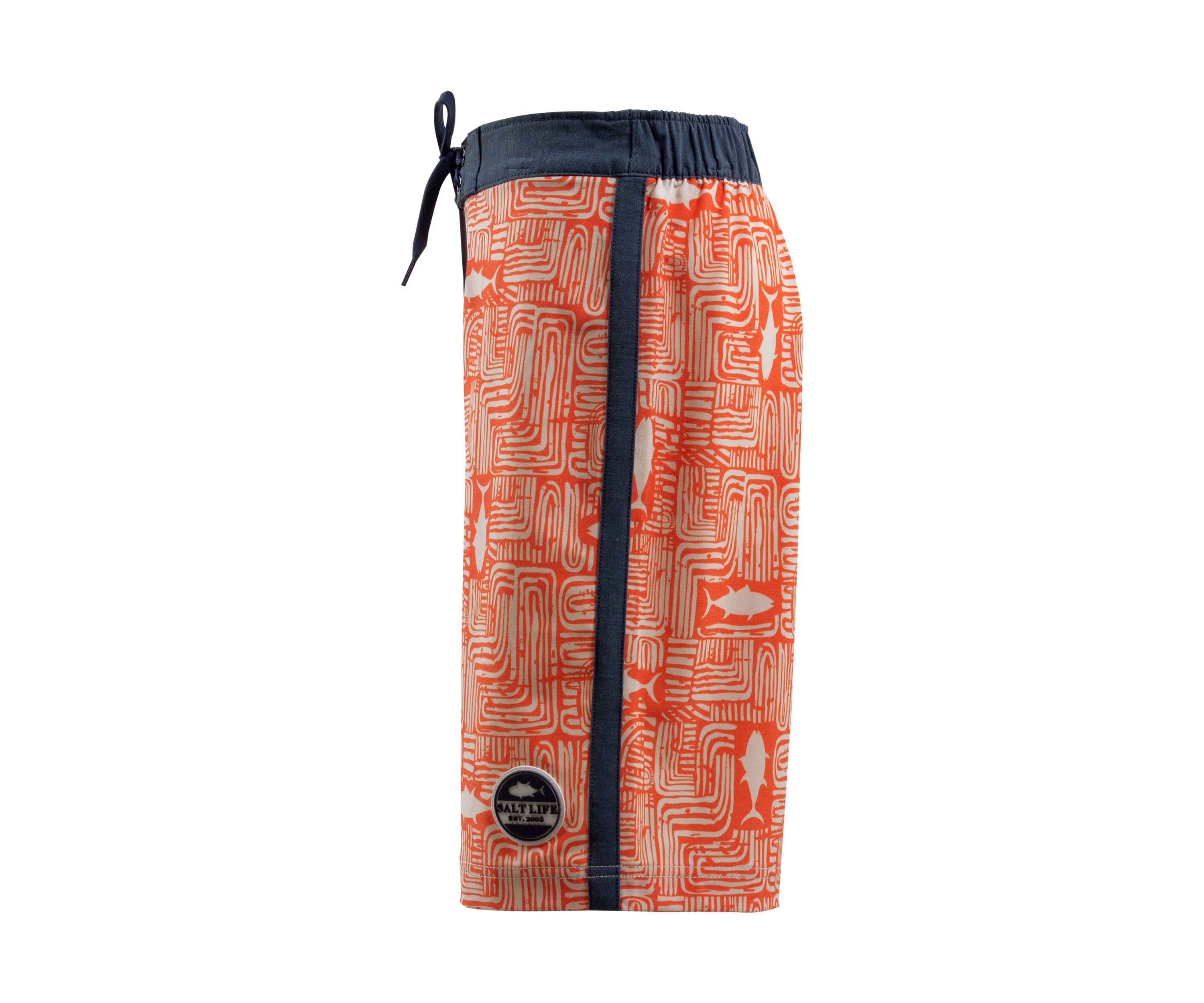 Boys 8-20 Tiki Tuna Swim Trunks