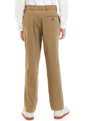 Lauren Ralph Lauren Boys 8-20 Tan Stretch Pants | belk