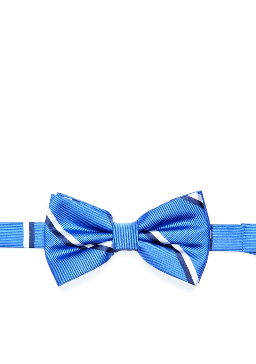 Side Stripe Bow Tie