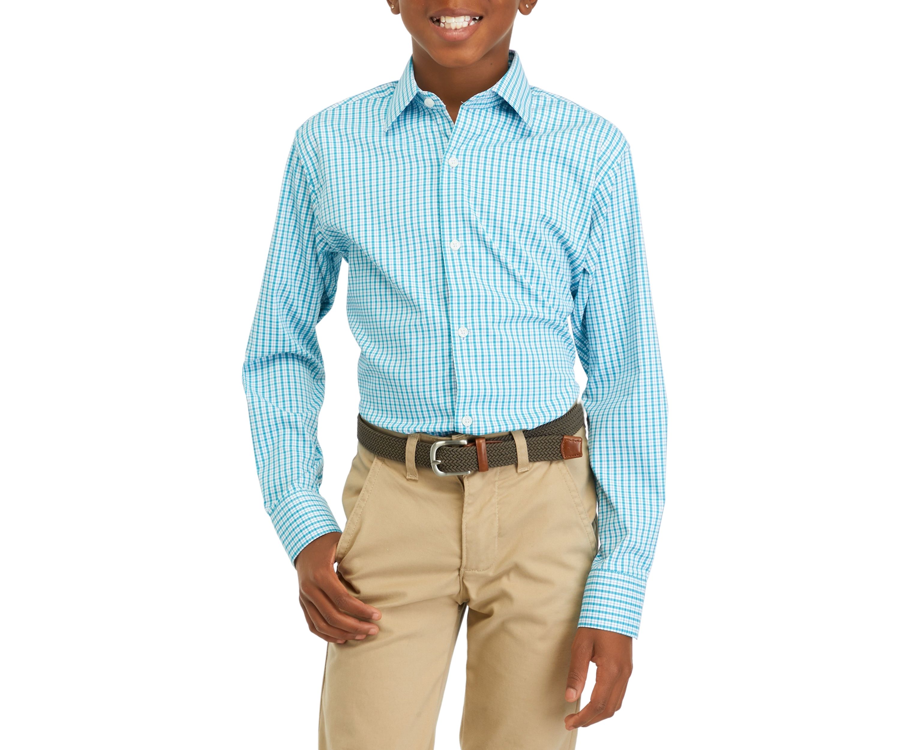 Boys 8-20 Printed Dress Shirt