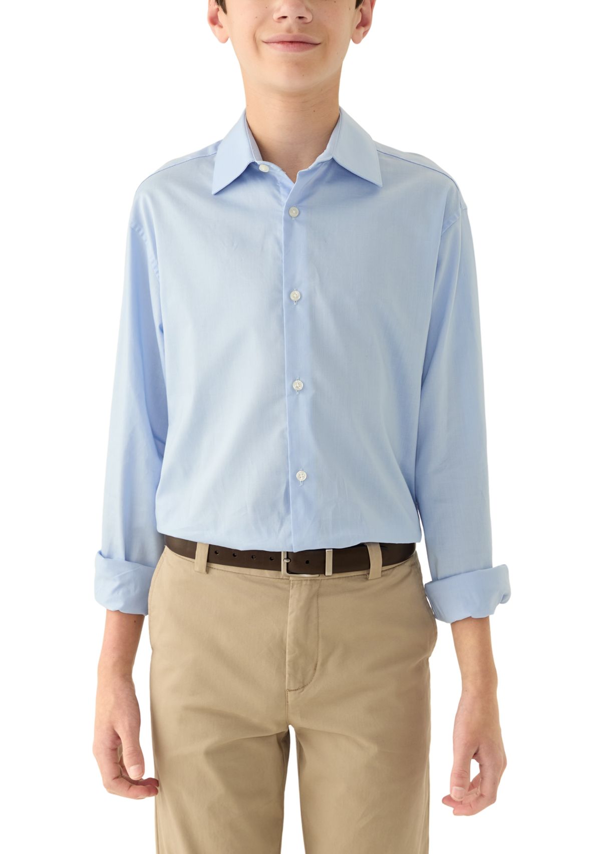 Boys 8-20 Long Sleeve Dress Shirt