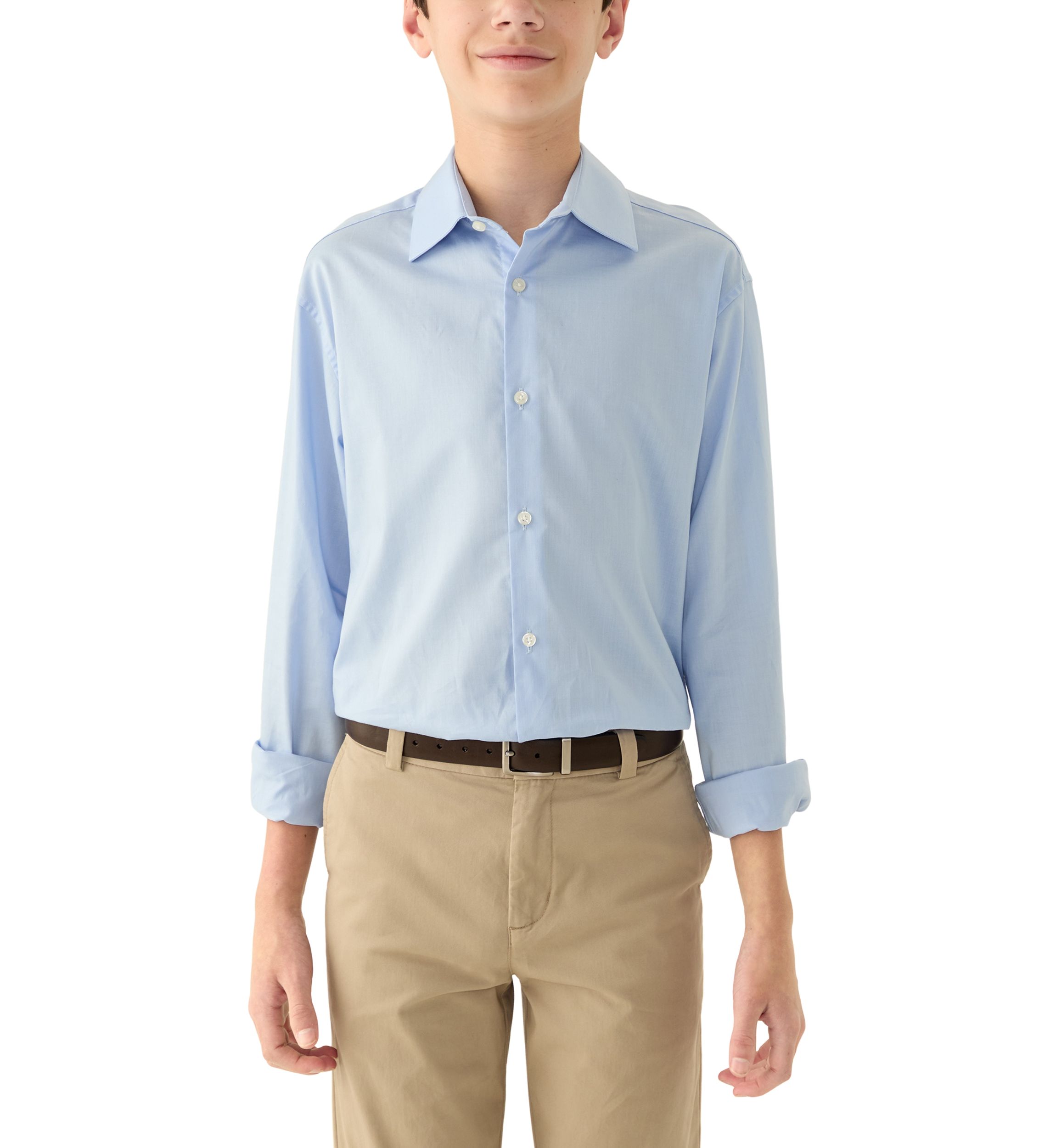 Boys 8-20 Long Sleeve Dress Shirt